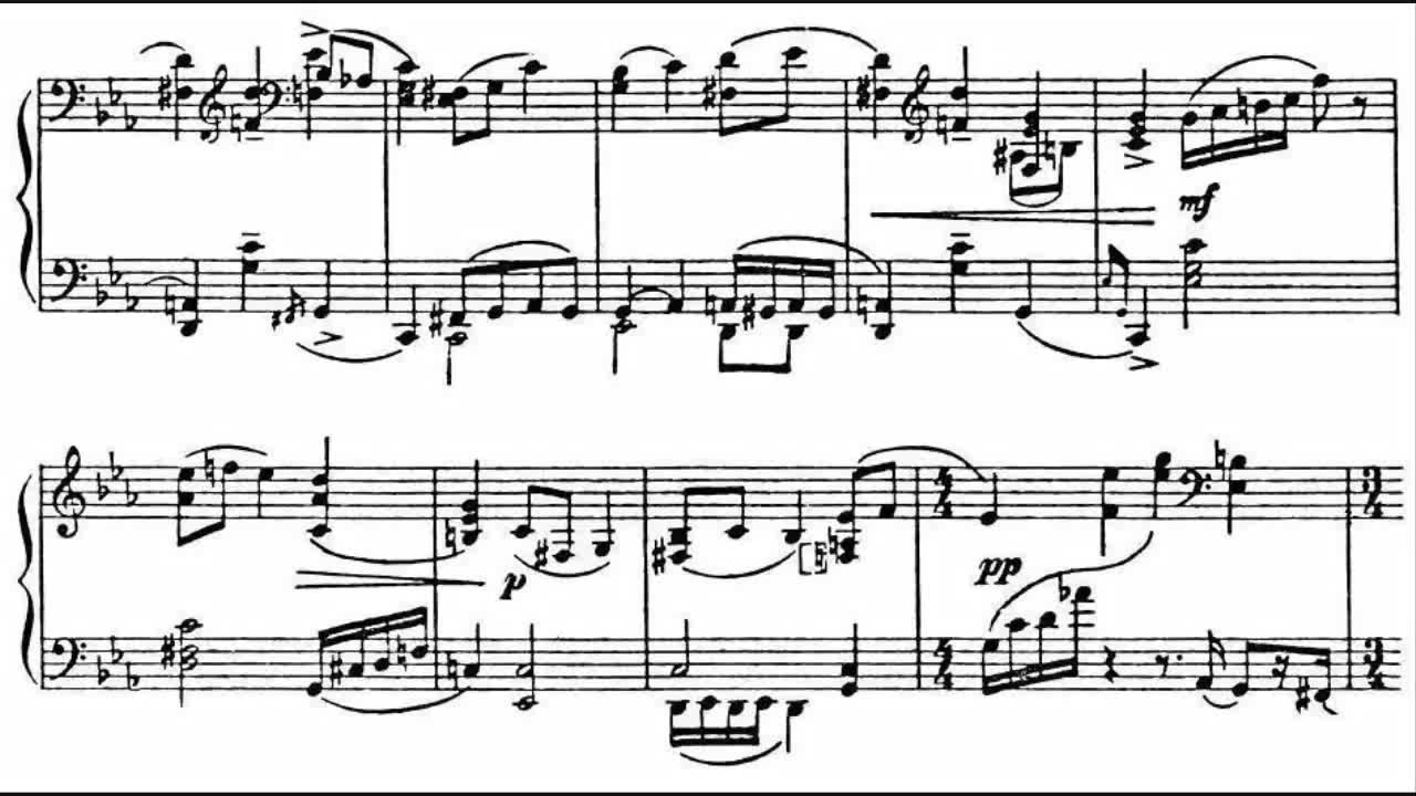 [图]普罗科菲耶夫 c小调第四钢琴奏鸣曲 作品29 Piano Sonata No. 4 in C minor, Op. 29