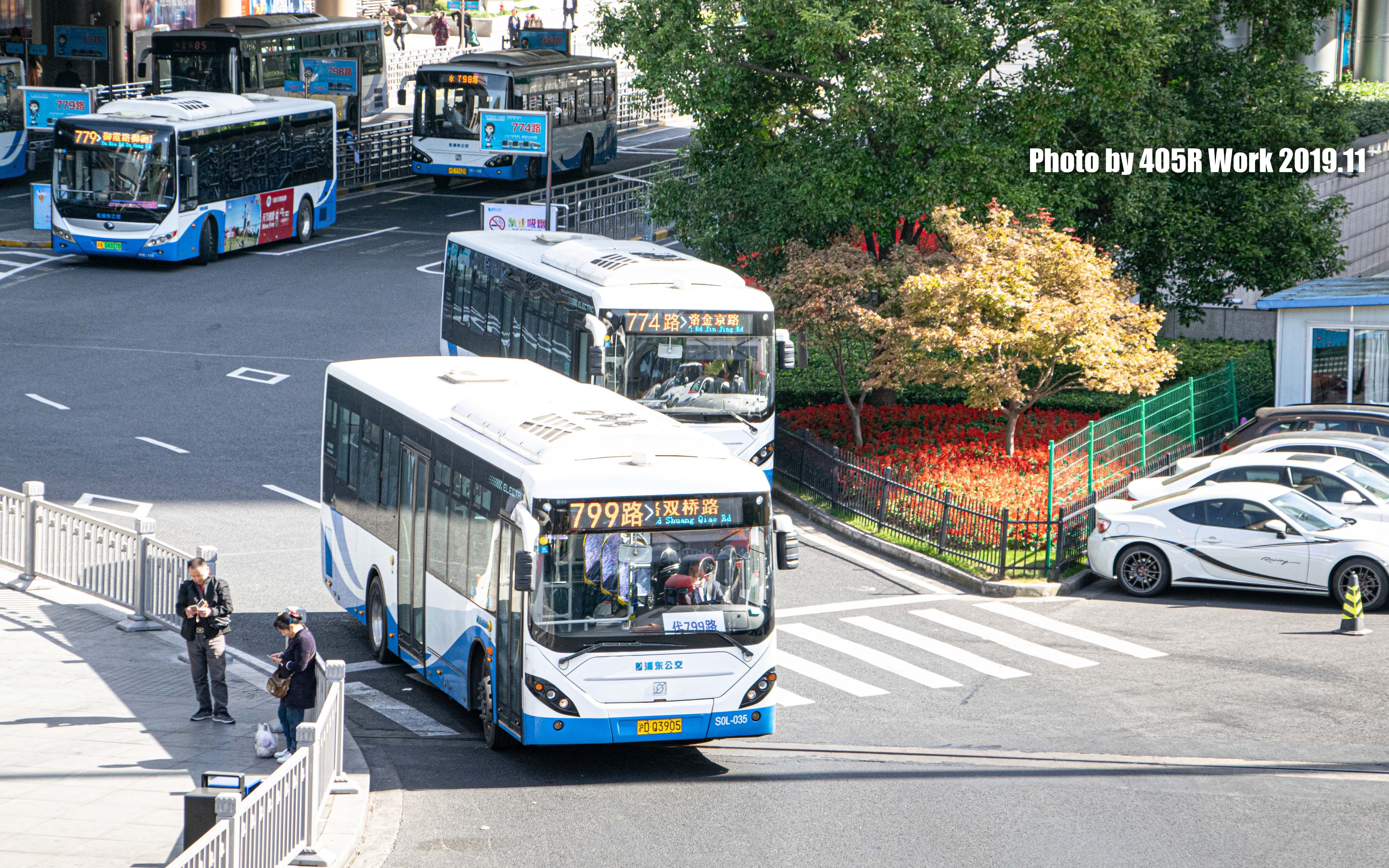【上海公交pov036】沪华线(799路)pov 陆家嘴地铁站>源华路双桥路