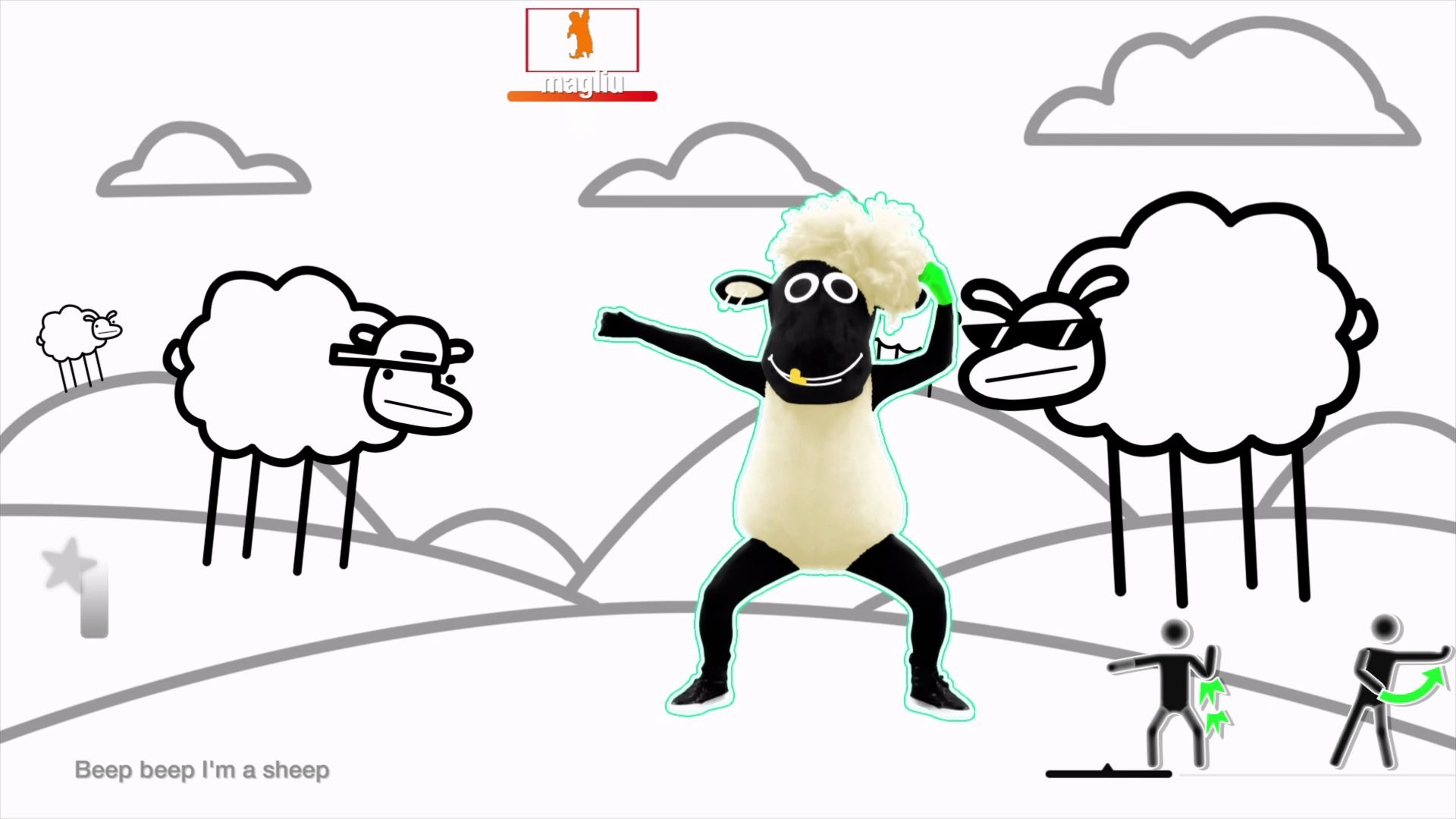 just dance03 2020 这羊,开幕极高难度,艰难模仿