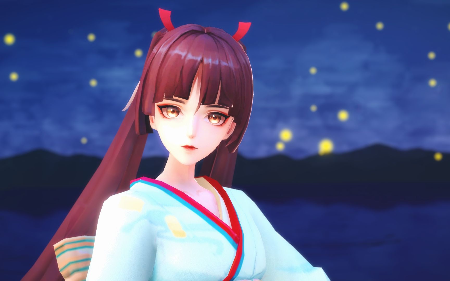 【mmd】如见 不知火 星夜邀舞 浴火和歌,再忆回且与君初见.