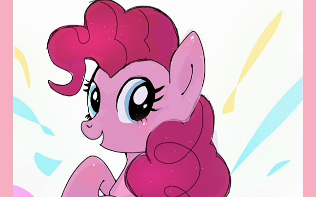 【指绘】粉色小马_哔哩哔哩_bilibili