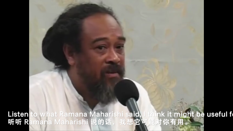 [图]你又要这又要那，但你想要拥有的事物里并没有叫快乐的东西-Mooji