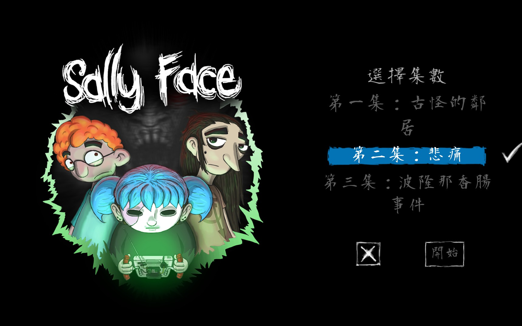 2 sally face 第二章隐藏结局 个人猜测与解析_哔哩哔哩 (゜-゜)ぅ眄