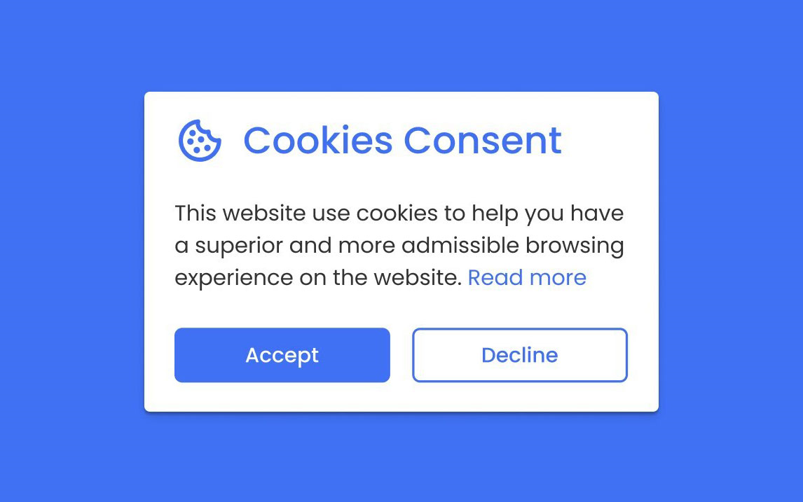 使用HTML、CSS和JavaScript创建Cookie同意弹出框哔哩哔哩bilibili