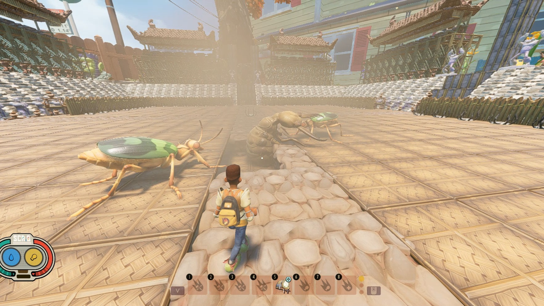 【禁闭求生】斗兽场系列第83期|蚁狮对战2只投弹甲虫