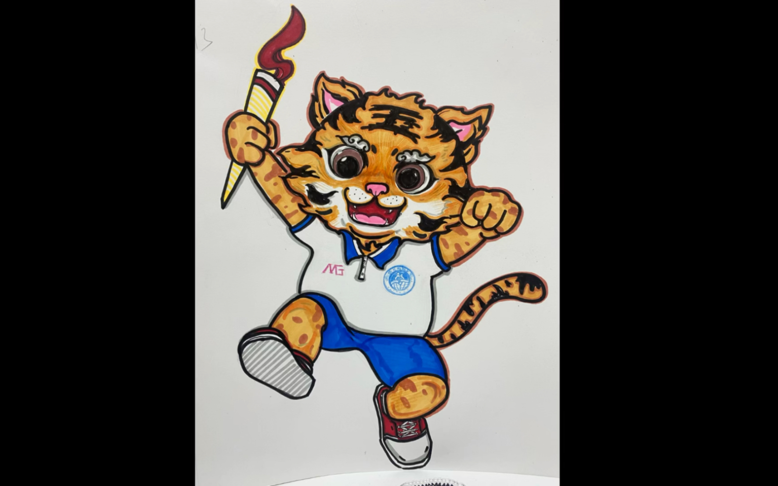 吉祥物小虎奔奔