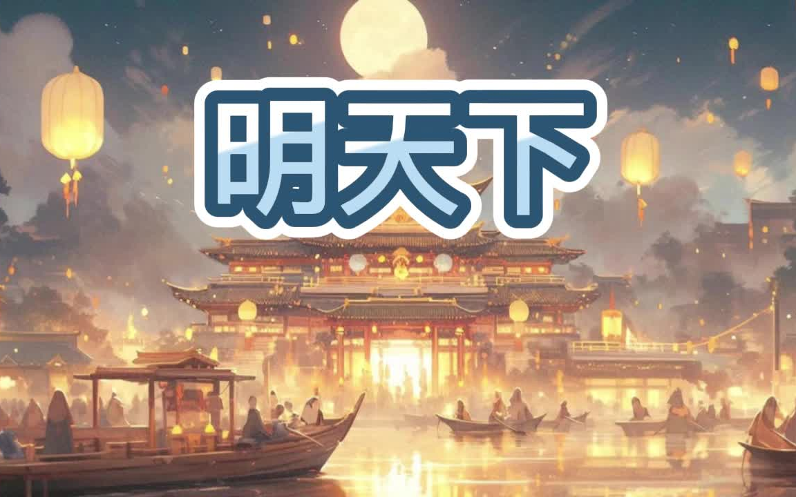 有声书《明天下》穿越历史/多人小说剧哔哩哔哩bilibili