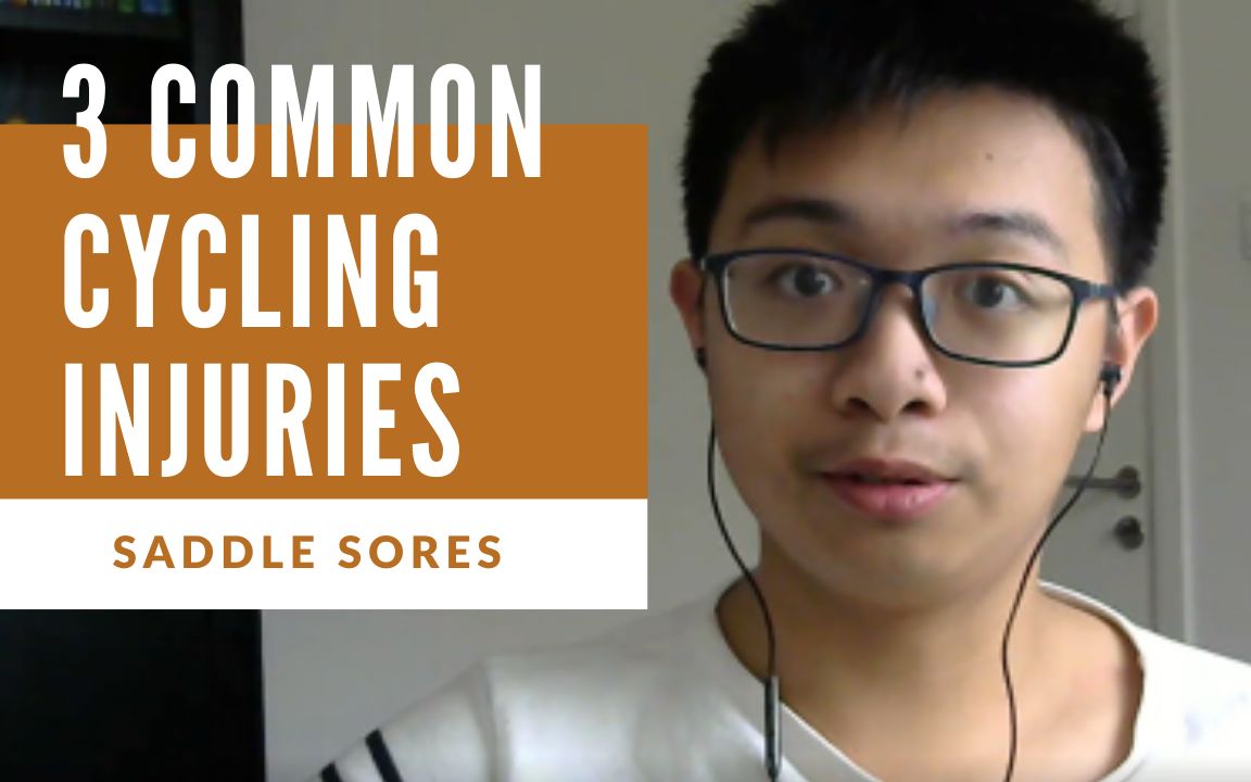 3 common cycling injuries! what is saddle sores?