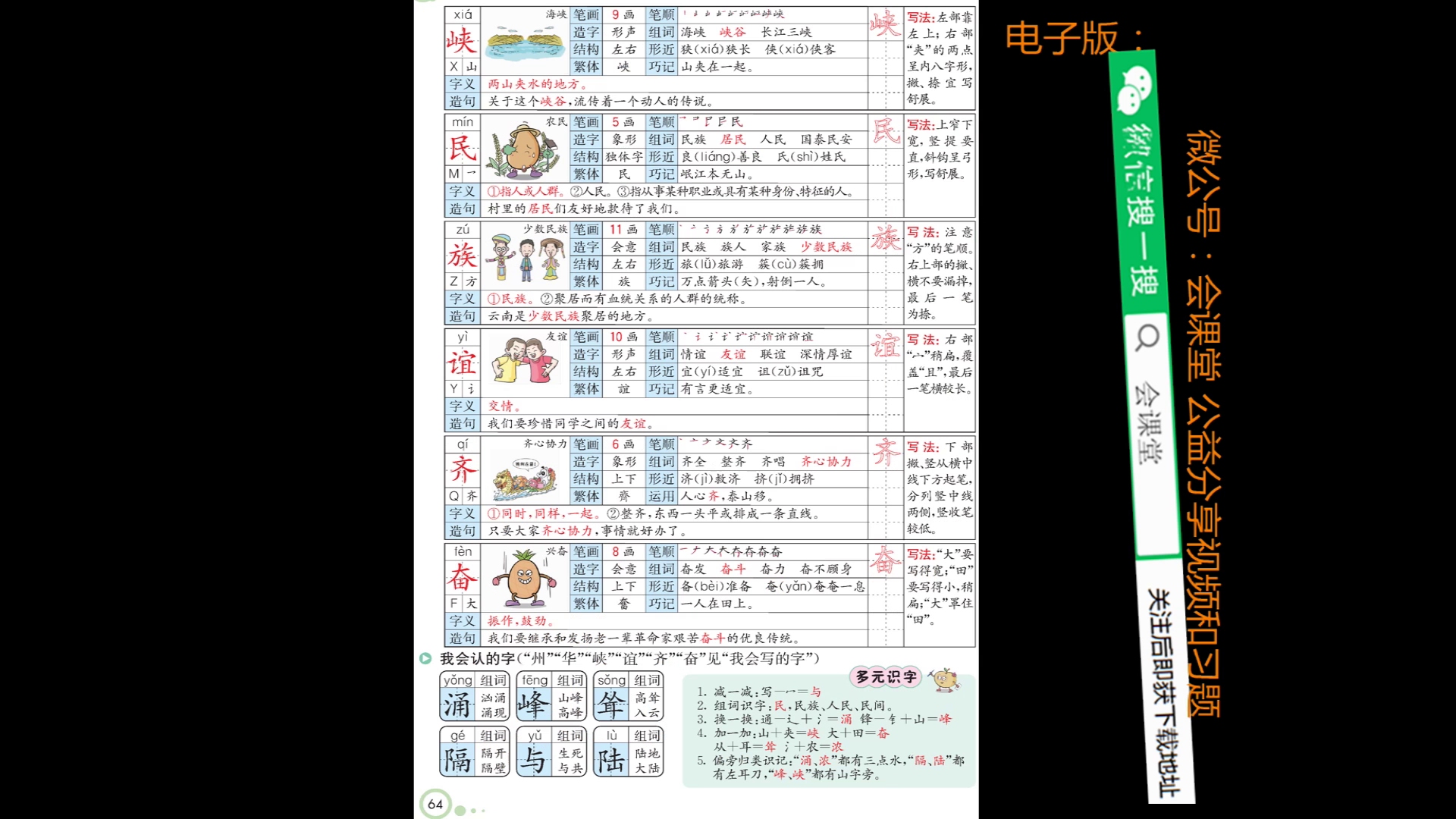 部编版小学二年级语文下册 字词句段考点全解 第3单元哔哩哔哩bilibili