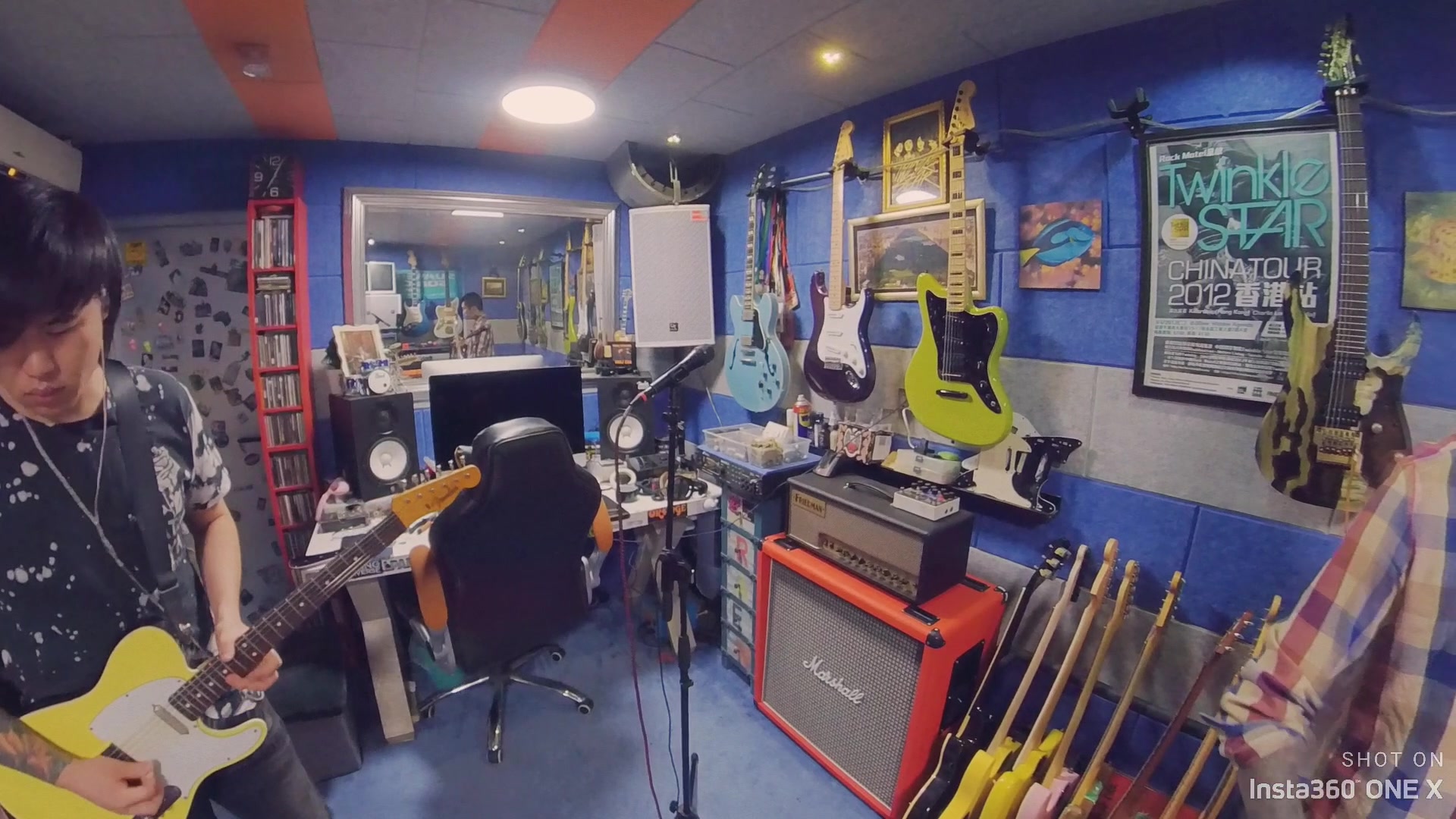 闪星乐队私人奢华排练室大揭秘(上)赵梦姐没露脸.