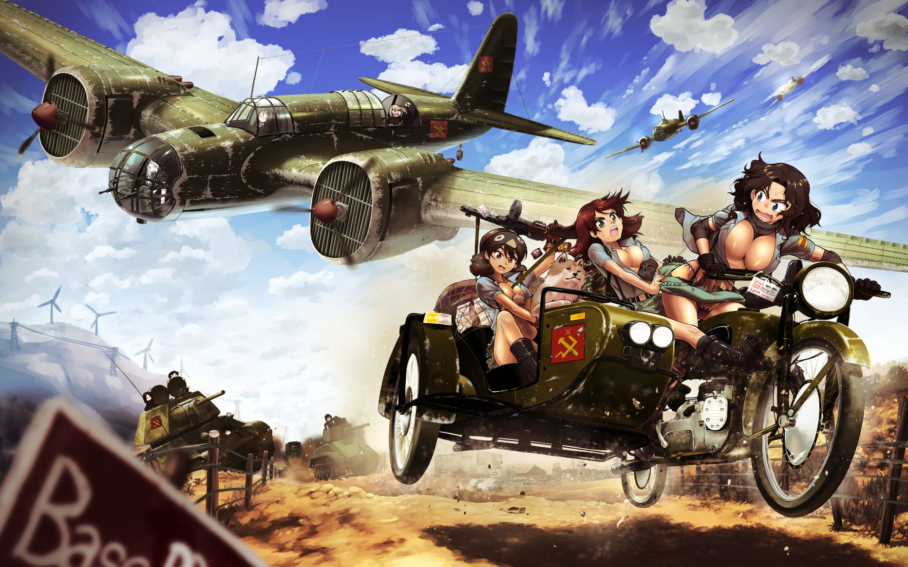 【1080p】阿拉曼南侧出生翻北边狙台打法(战争雷霆陆战街机)