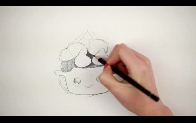 铅笔素描入门 萌系巧克力
