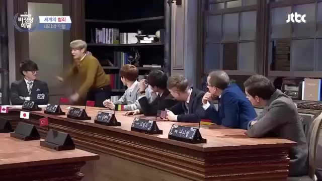 强仁在美国被警察持枪相对-非首脑会谈 141208