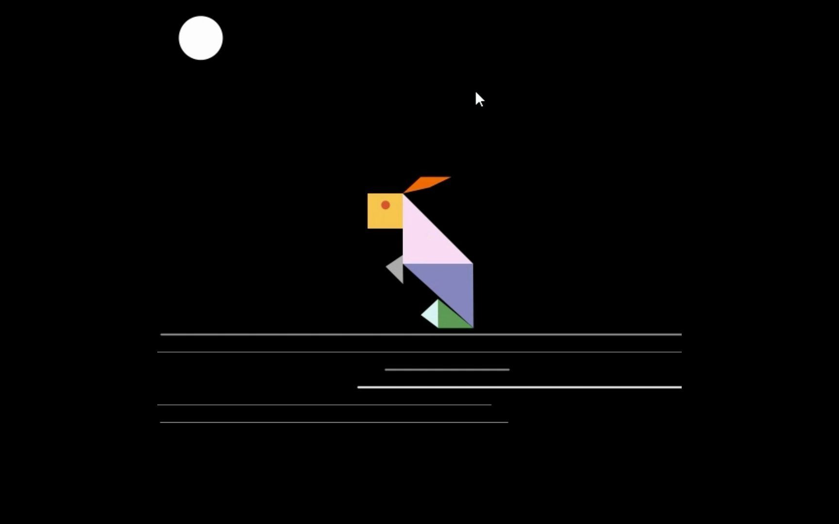 怎么用七巧板拼出一只小猪