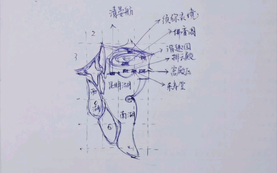 [图]颐和园平面图