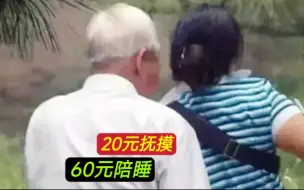 下载视频: “20元抚摸，60元陪睡”，公园惊现老人服务，提供服务者都是女性