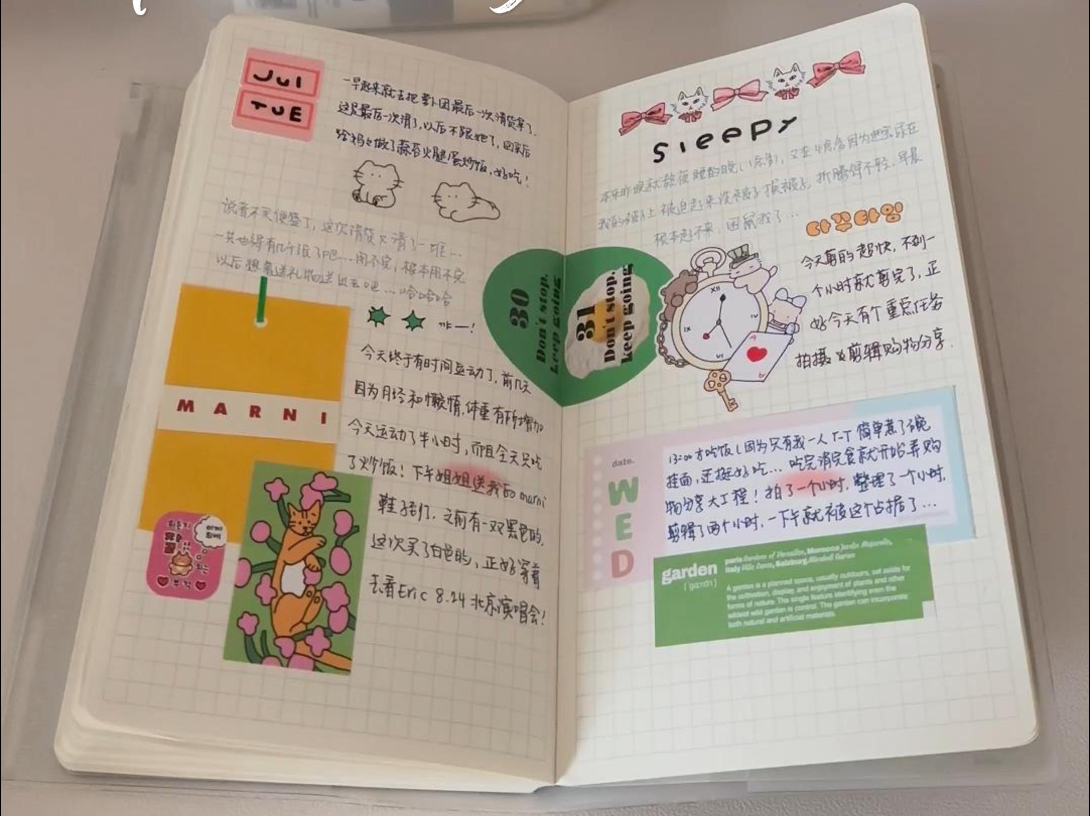 ana|一日一页|虽然迟到了,但是8月也要坚持写手帐