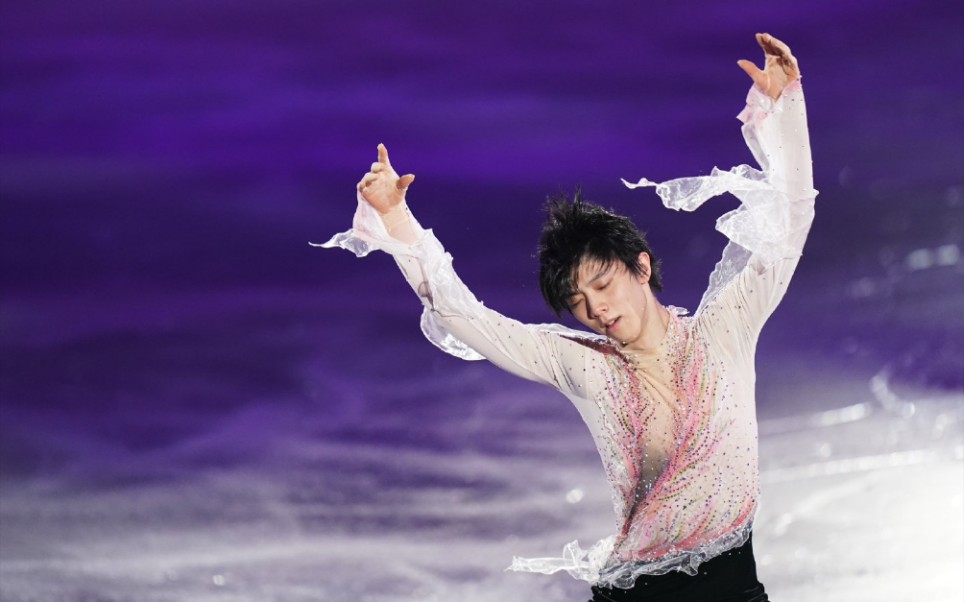 羽生結弦19年wcex表演滑春天來吧步法拆解解析最佳拍攝角度的一場