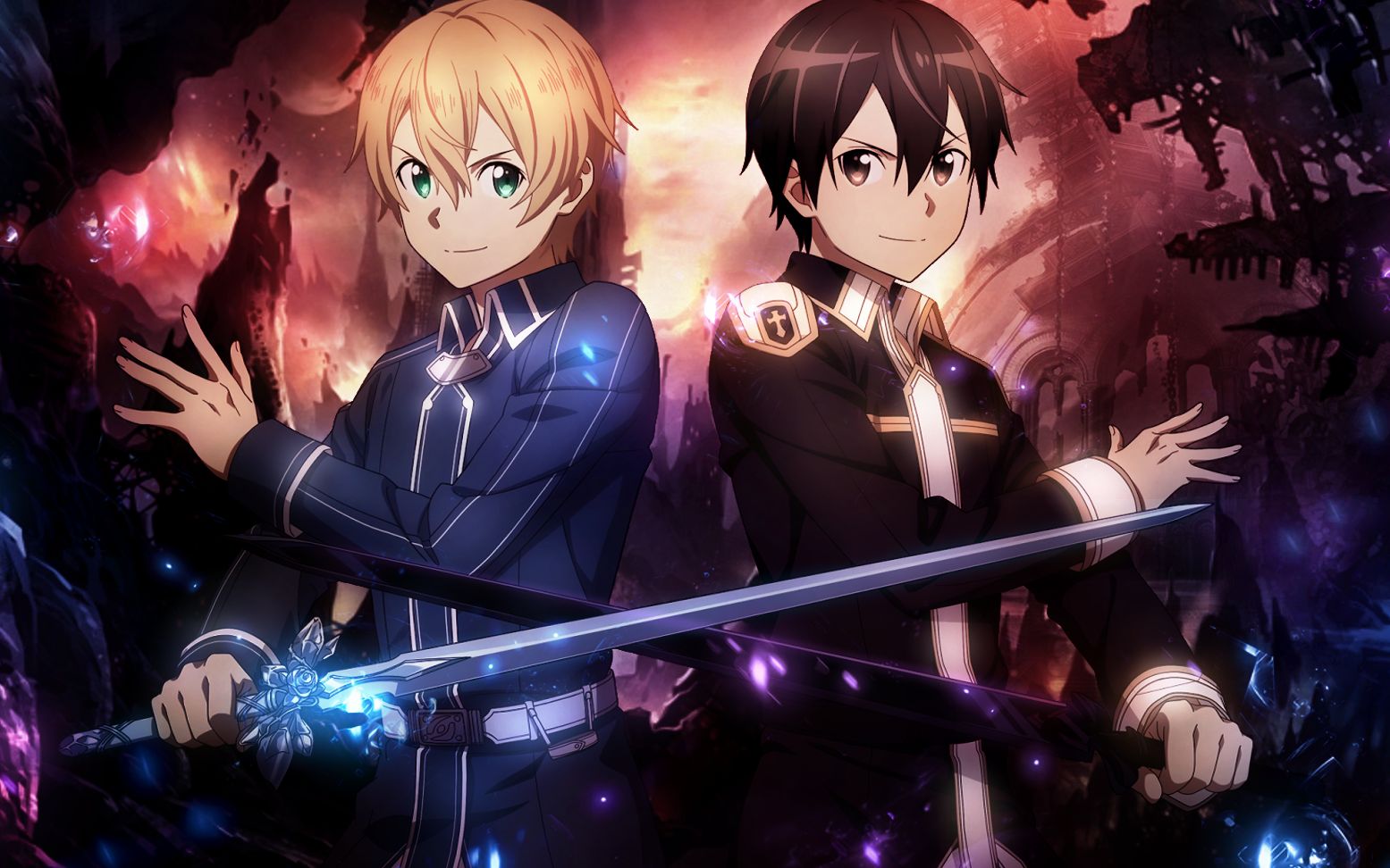 【alicization】桐人 x 尤吉欧_哔哩哔哩 (゜-゜)つロ 干杯~-bilibili