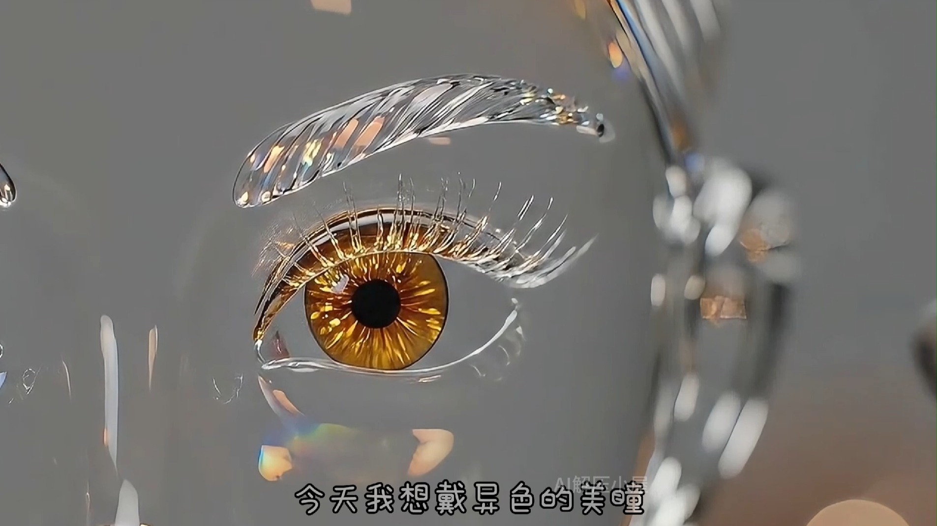 玻璃人化妆系列限时返场！今天是琥珀秋叶系妆容~