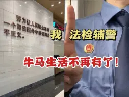 Descargar video: 干了两年的法检辅警，给大家透个底吧，辅警的牛马生活已经过去式了