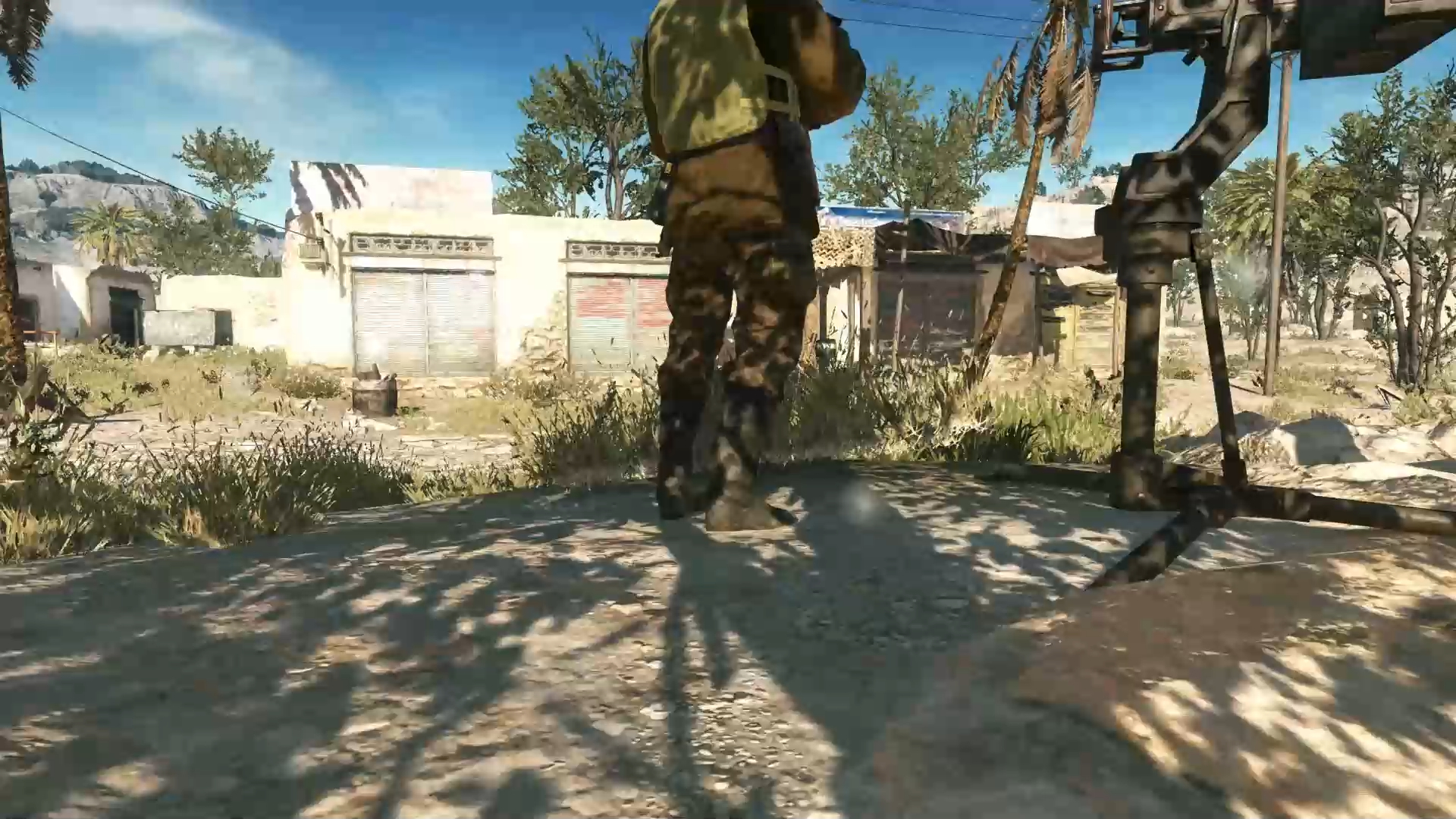 合金装备5 斯内克(snake)的第一人称视角