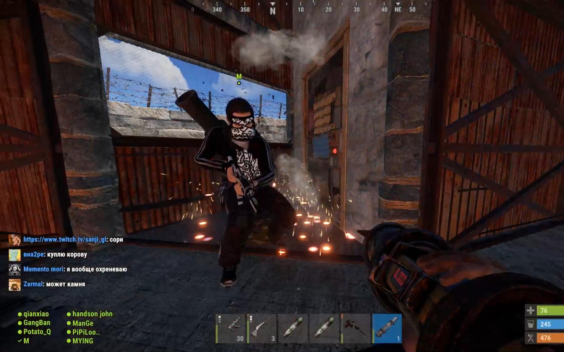 千笑rust腐蚀缘分生存篇第九季17有必要拜访一下附近的毛子