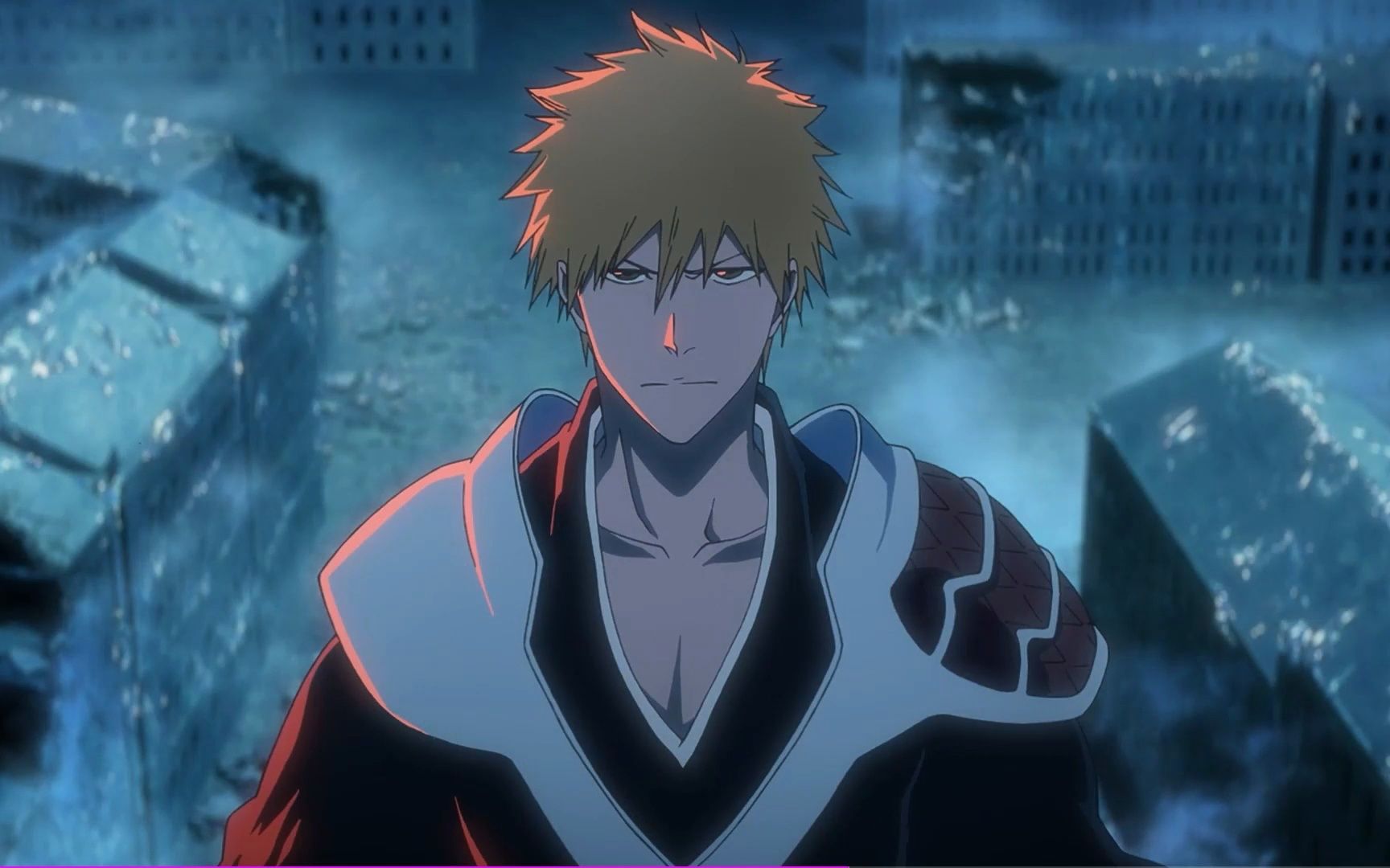 黑崎一护神级登场!直接1v4!月牙十字冲!一招秒杀!