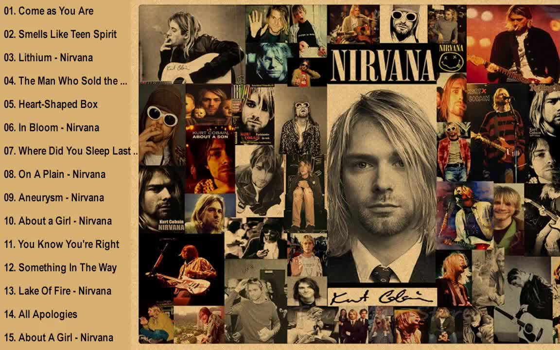 [图]最好的 Nirvana Greatest Hits - The Best Of Nirvana 精选专辑 2022