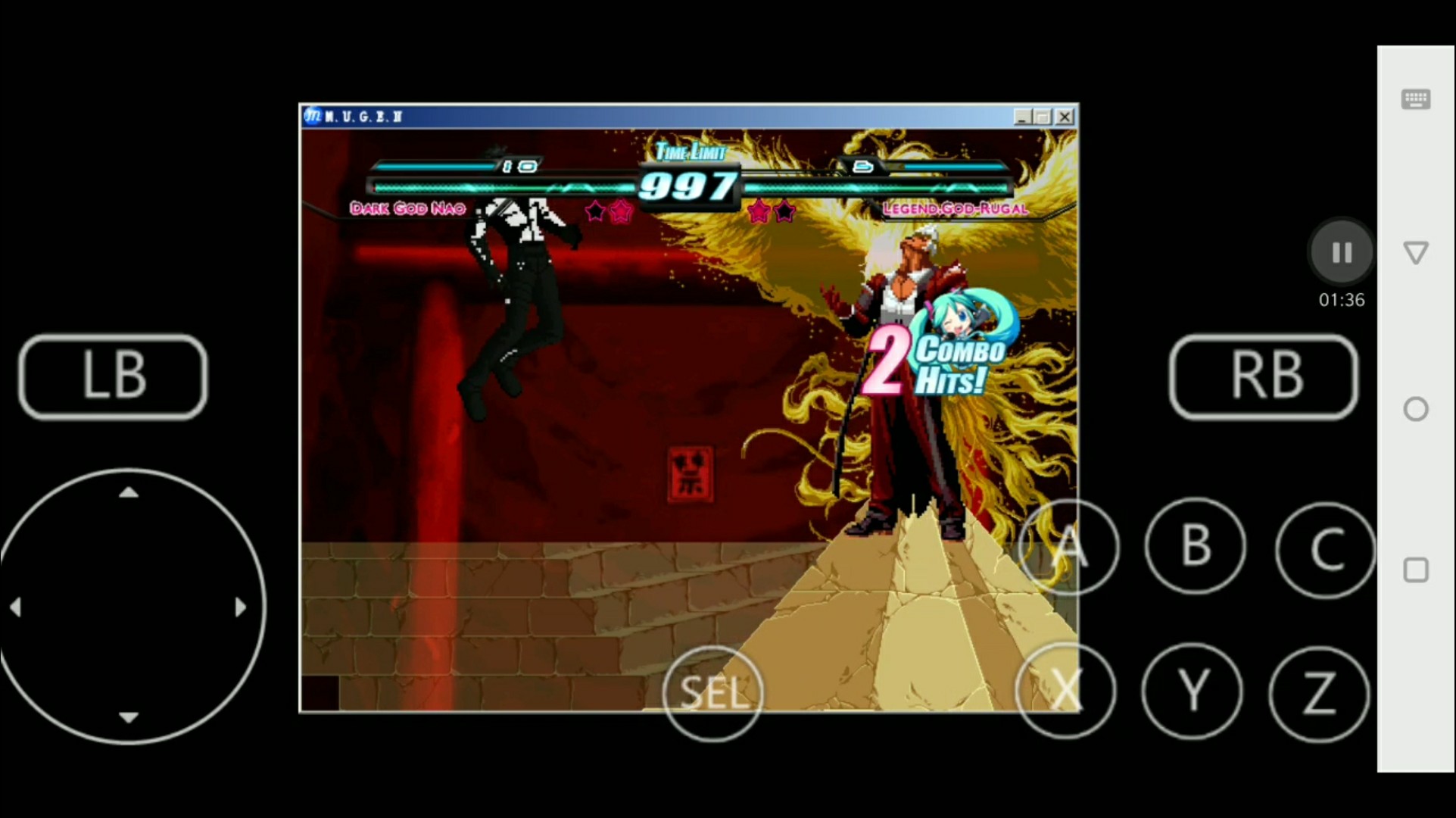 手机mugen人物对战暗黑神naovs传奇卢