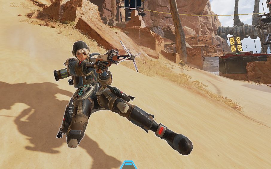 【apex】沃特森电妹传家宝第三人称视角滑铲姿势 跳起来小拳拳锤你