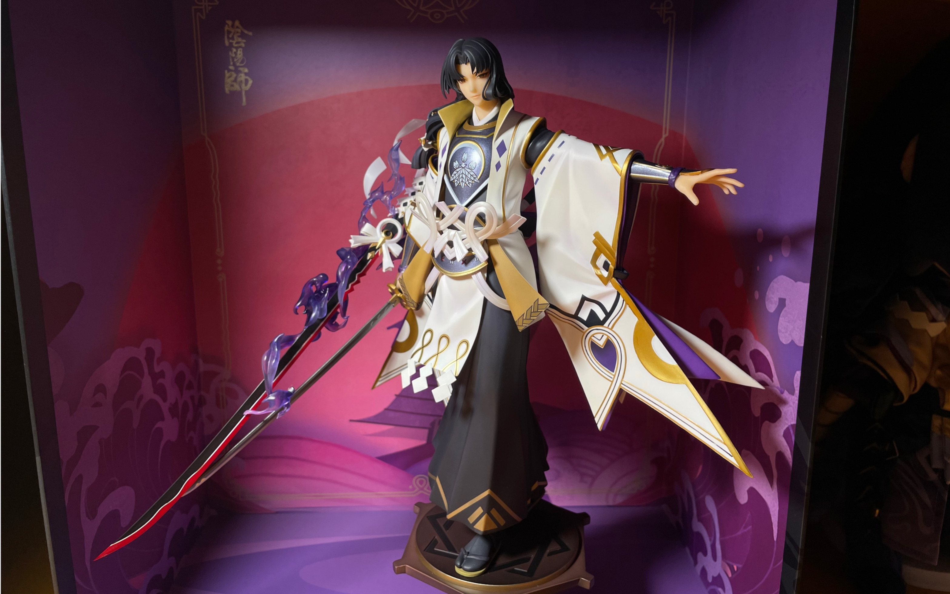 阴阳师双翼社霜风白槿鬼切手办开箱