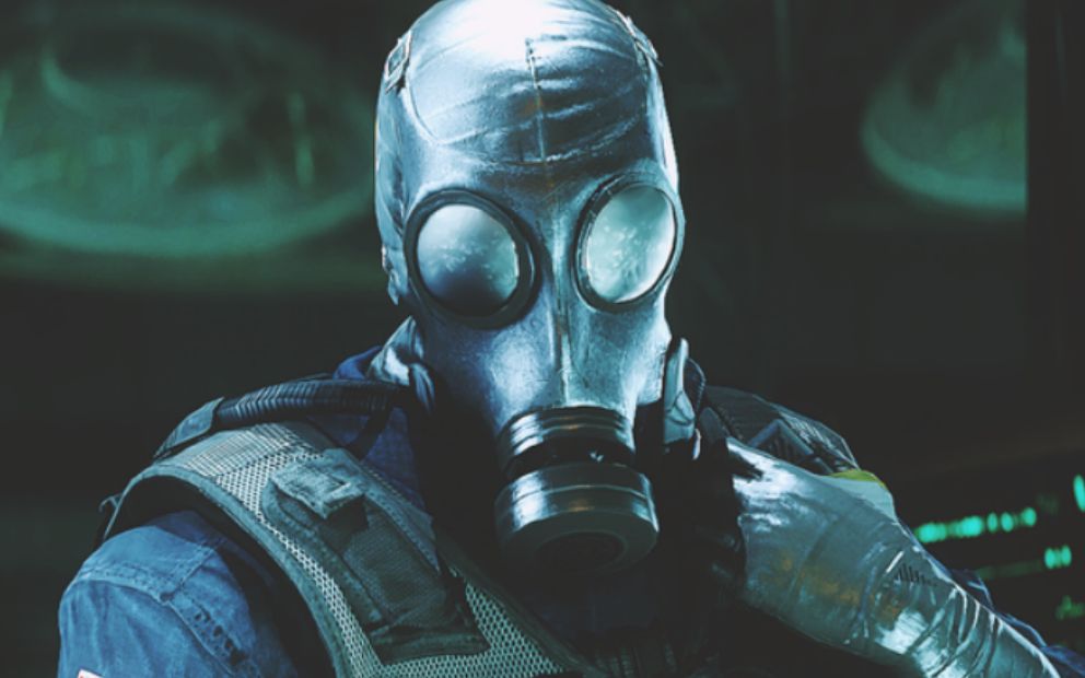 【彩虹六号围】毒气 摩天大楼 五杀 (这阔剑是女鬼给我的亡语吗 虽然