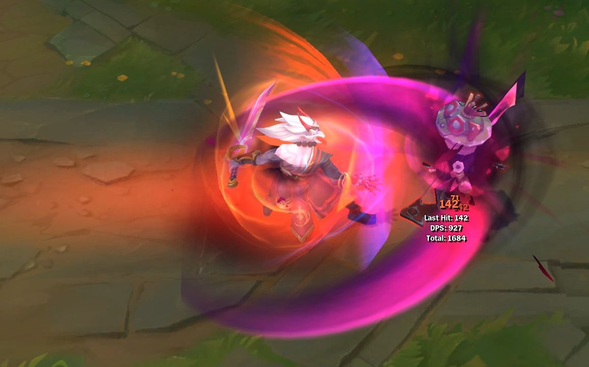 腥红之月剑圣攻速极快时是什么样子