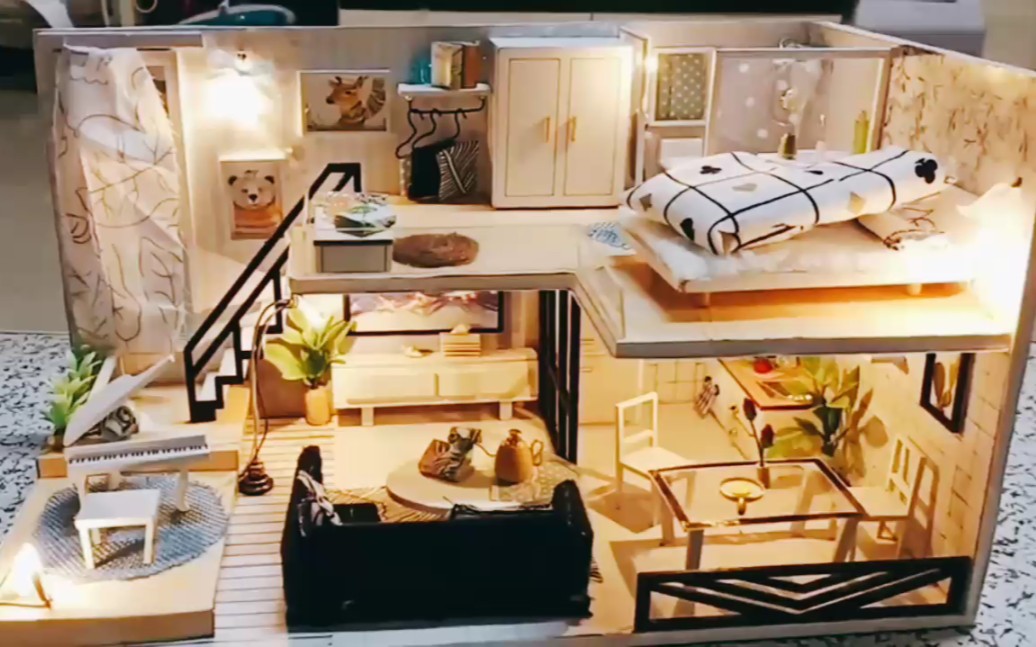 我的小房子手工制作loft模型