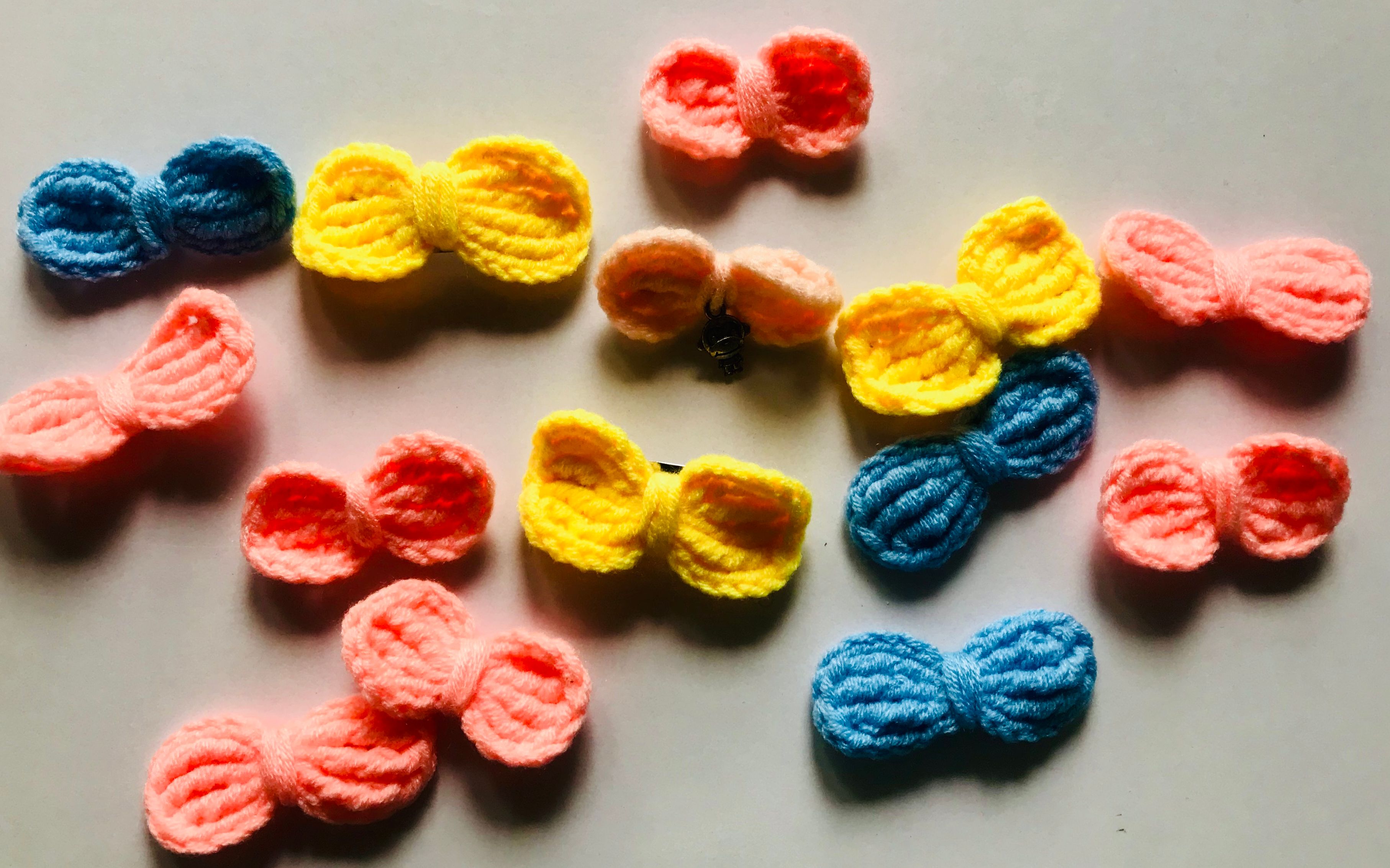 钩针编织教程—蝴蝶结