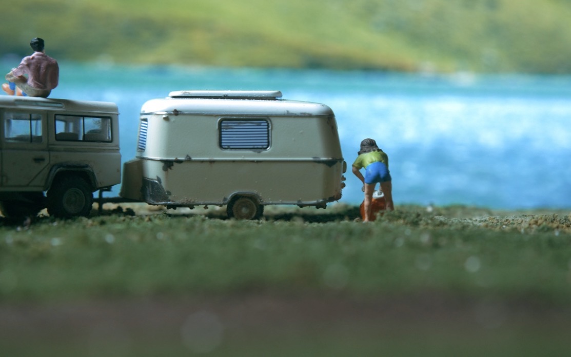 桌面旅行 微景观拍摄