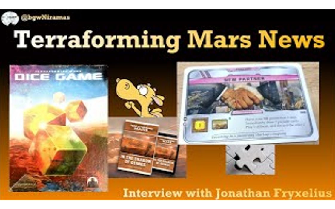 [图]《重塑火星》骰子游戏，Promo季卡，小说，拼图 Terraforming Mars News