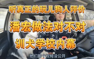 Descargar video: 潘宏的训狗方式对不对？以及你所不知道的训犬学校内幕！潘宏动了谁的奶酪？