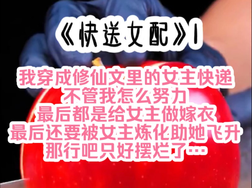 《快送女配》1 我穿成修仙文里的女主快递,不管我怎么努力,最后都是给女主做嫁衣,最后还要被女主炼化助她飞升,那行吧只好摆烂了…哔哩哔哩bilibili