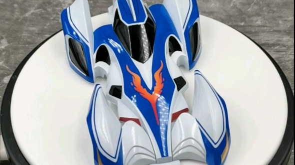 田宫四驱车 四驱兄弟 天蝎号 蓝色还原喷涂成品车壳静态展示