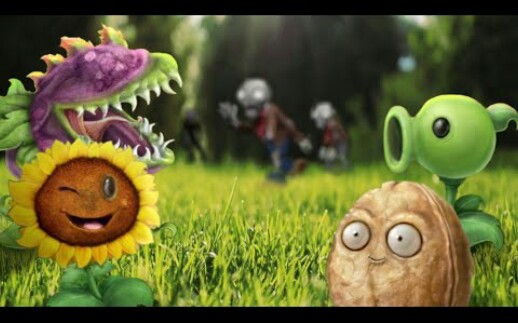 植物大战僵尸真实版材质包宣传片_植物大战僵尸2