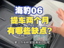 Download Video: 比亚迪海豹06dmi 提车两个月发现的一些缺点？