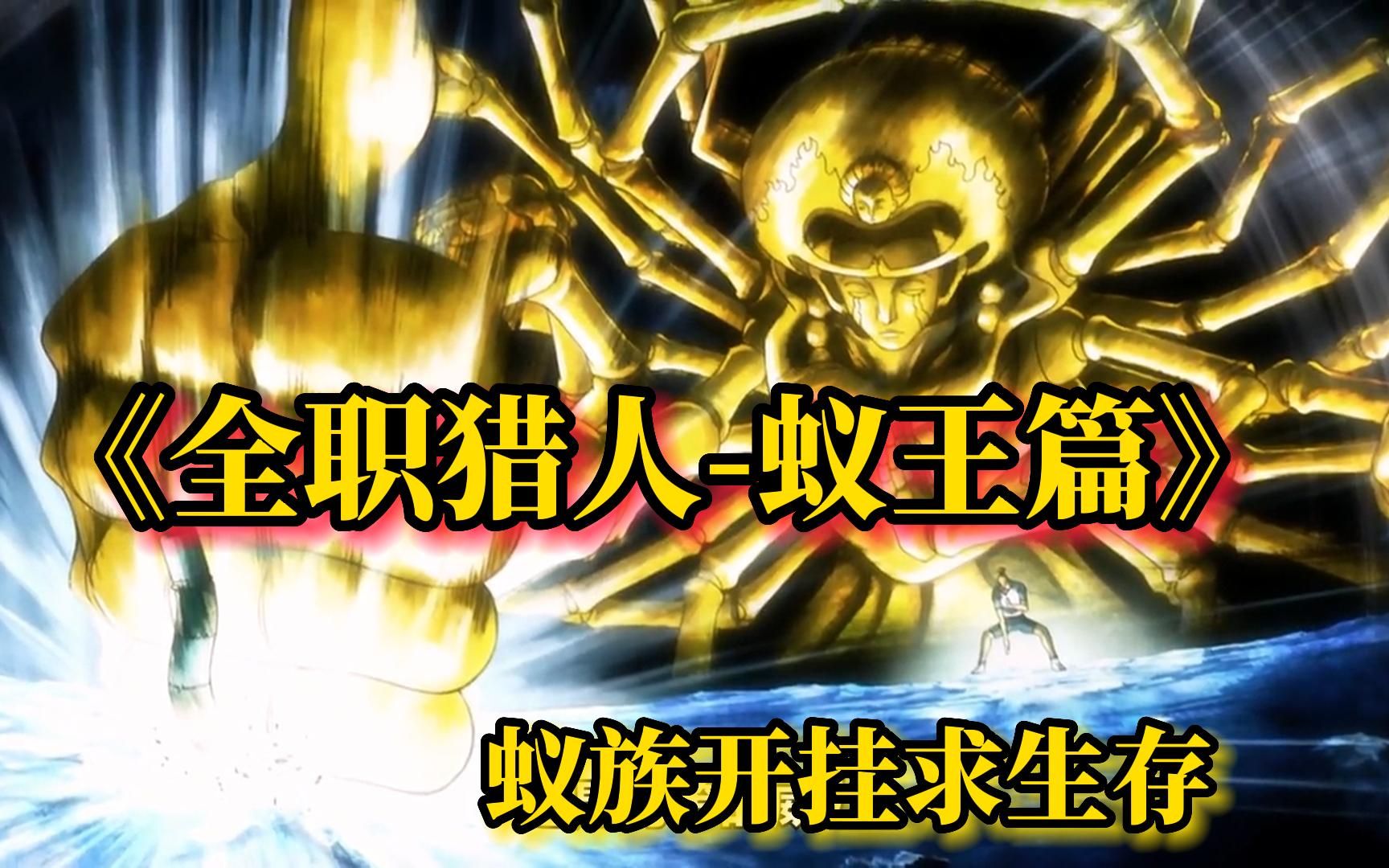 【全职猎人蚁王篇】尼特罗会长大战蚁王,百式观音无限连