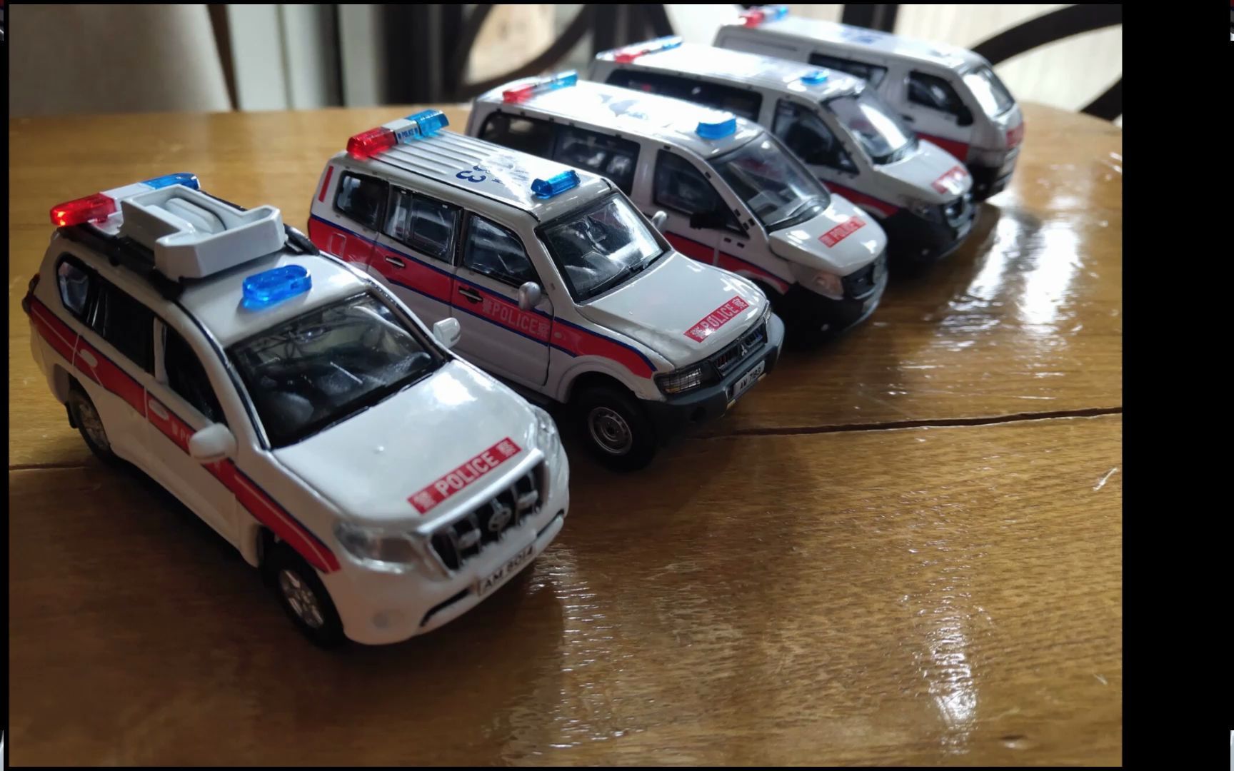 香港警车模型拜年