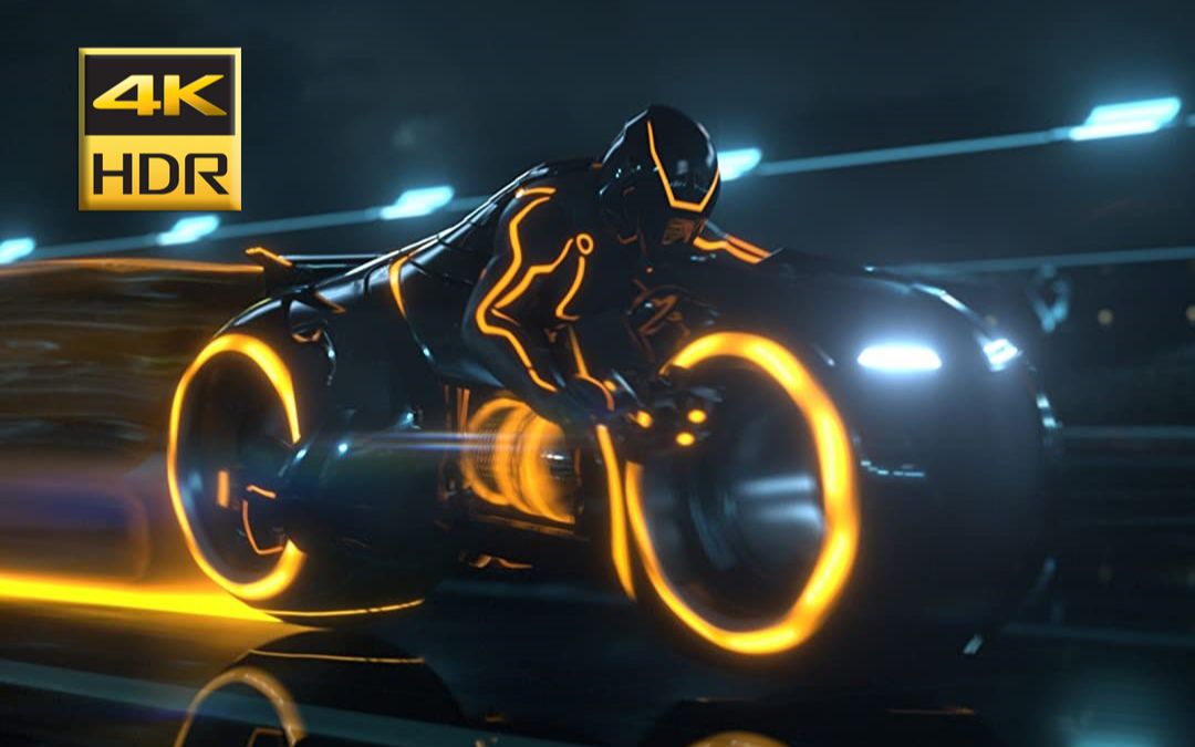 [图]4KHDR 重制 创战纪 Tron Legacy 最适合HDR的电影没有之一 纪念Daft Punk