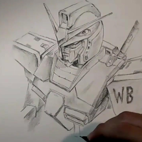 素描画2点 转载】素描教室RX-78-2_哔哩哔哩_bilibili