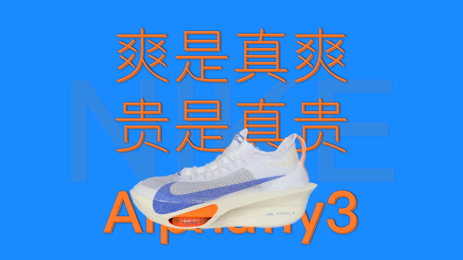 【大宝荐】NIKE阿尔法3代丨Alphafly3贵是真贵!爽是真爽!哔哩哔哩bilibili