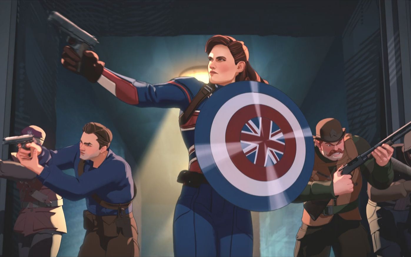 当卡特探员成为超级战士取代美国队长时_哔哩哔哩_bilibili