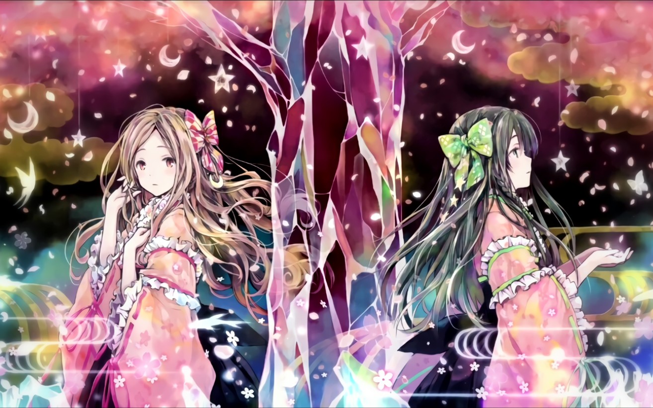 《ひらひらひらら》原唱和"神乐七奈与千条亚里亚的翻唱"混合版_哔哩